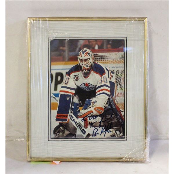 NEW FRAMEDAUTOGRAPHED PHOTO OF BILL RANFORD