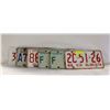 Image 1 : VINTAGE LICENSE PLATES - AB, BC & SASK