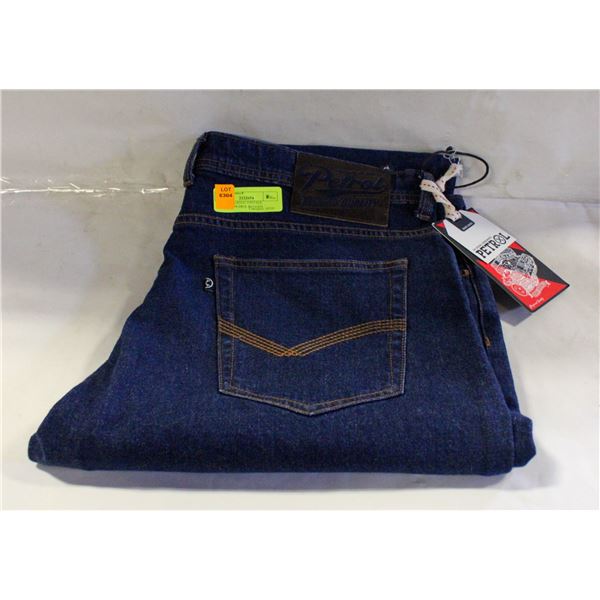 NEW MENS 42X32 VINTAGE CLASSICS PETROL RUGGED