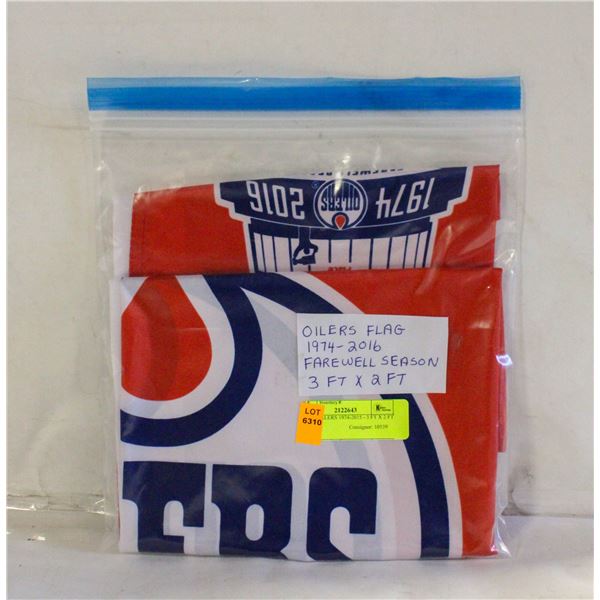 FLAG - OILERS 1974-2015 - 3 FT X 2 FT