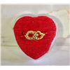 Image 1 : HEART SHAPED RHINESTONE TWO HEARTS BEATING AS ONE