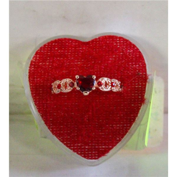 HEART SHAPE RING SZ9