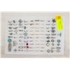 Image 1 : JEWELRY ORGANIZER TRAY WITH 90 RINGS