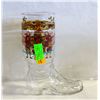 Image 1 : VINTAGE LARGE GERMANY DAS BOOK GLASS BOOT MUG
