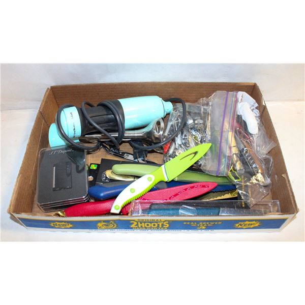 BOX OF KITCHEN MISC