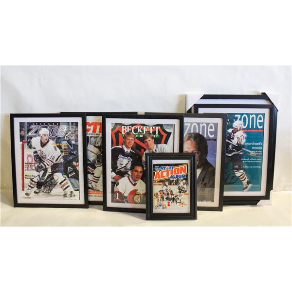 FRAMED OILERS CONNOR MCDAVID AND WAYNE
