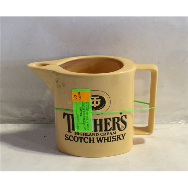 VINTAGE TEACHER SCOTCH WHISKY CERAMIC PITCHER
