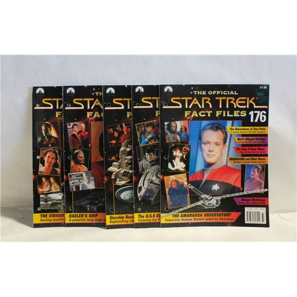 OFFICIAL STAR TREK FACT FILES 176-180
