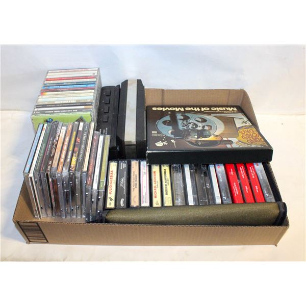 8 TRACKS/TAPES/CDS - INCLUDING MICHEAL JACKSON &
