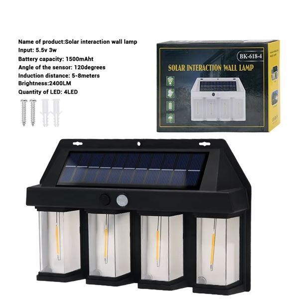 NEW SOLAR INDUCTION TUNGSTEN FILAMENT WALL LAMP