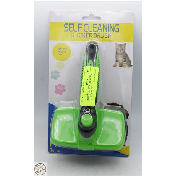 #3491- NEW SELF CLEANING SLICKER BRUSH