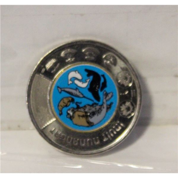 2024 CANADA INUIT COLOURED $2 DOLLAR COIN
