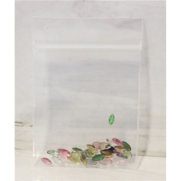 LOT OF 16 VARIOUS LOOSE TOURMALINE GEMSTONES
