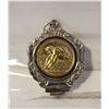 Image 1 : 10.25 GRAMS ANTIQUE SILVER LONG JUMP MEDAL