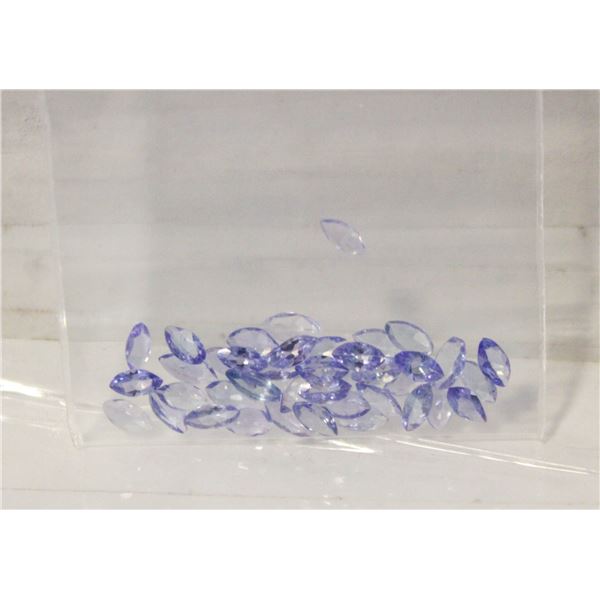 25+ LOT OF LOOSE TANZANITE GEMSTONES