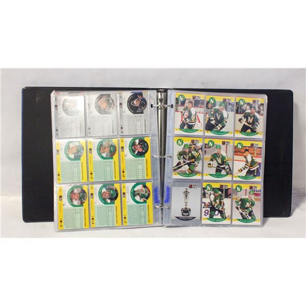 APPROX 330 CARDS OILERS, ROOKIES IN BINDER
