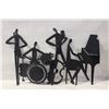 Image 1 : METAL BAND PICTURE 26"X16"