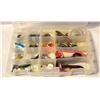 Image 1 : STORAGE CONTAINER WITH FISHING LURES & TACKLE