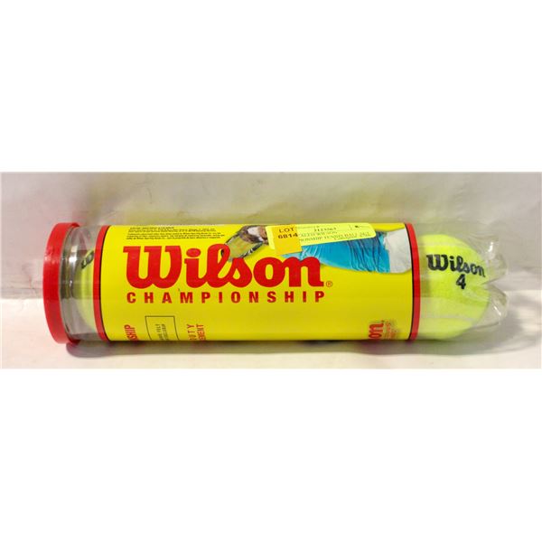 NEW SEALED WILSON CHAMPIONSHIP TENNIS BALL SET