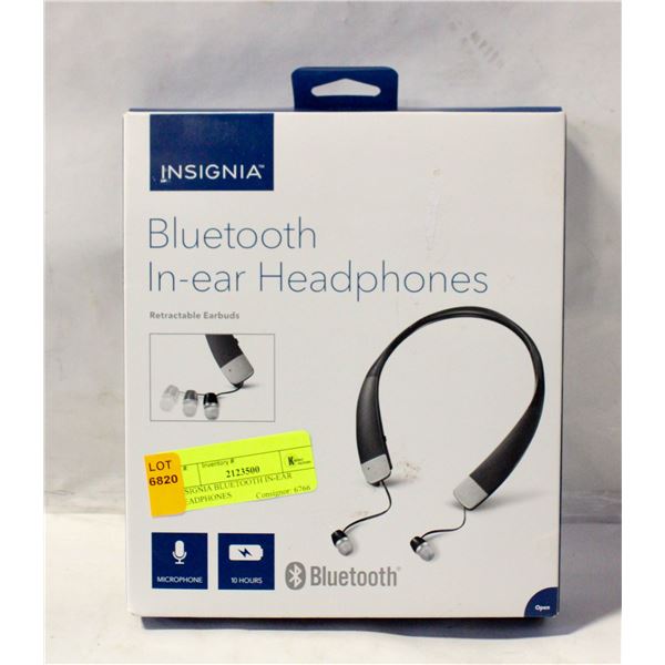 INSIGNIA BLUETOOTH IN-EAR HEADPHONES