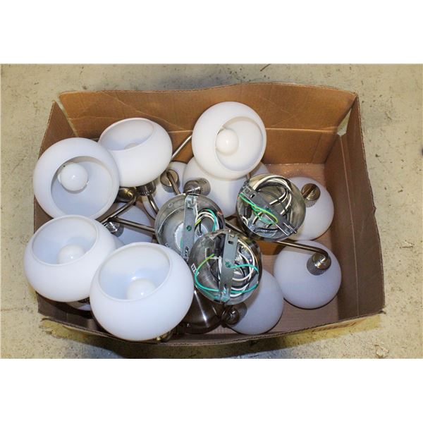 5 MODERN MATCHING LIGHT FIXTURES