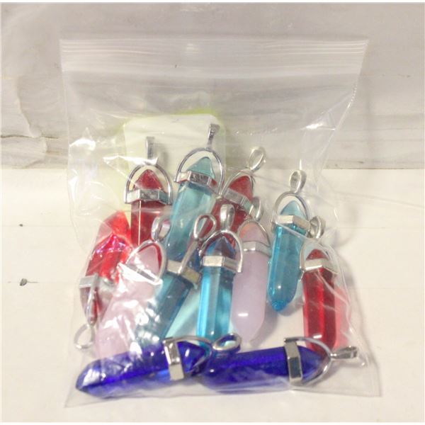 LOT OF 12 NECKLACE PENDANTS