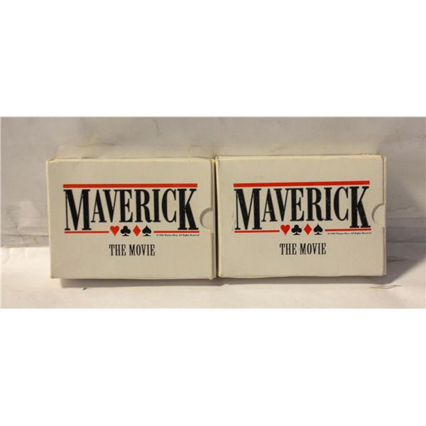 1994 MAVERICK THE MOVIE SET OF TWO PLAYING CARD