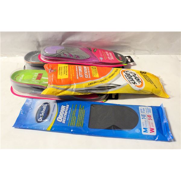5 PACK NEW INSOLES MEN + WOMEN