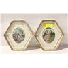 Image 1 : LOT OF TWO VINTAGE REGENCY FRENCH PETIT POINT