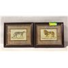 Image 1 : LOT OF TWO LITHOY C DE LAST WALL WART