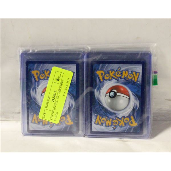 LOT OF 10 FULL ART POKEMON CARDS