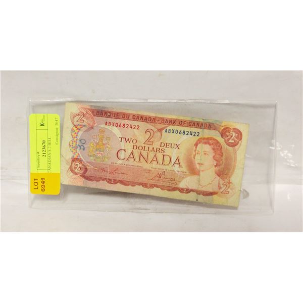1974 CANADIAN $ 2 BILL