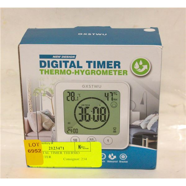 NEW DIGITAL TIMER THERMO HYGROMETER