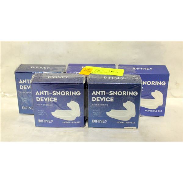 NEW 5 BOXES DIFINEY ANTI SNORING DEVICES