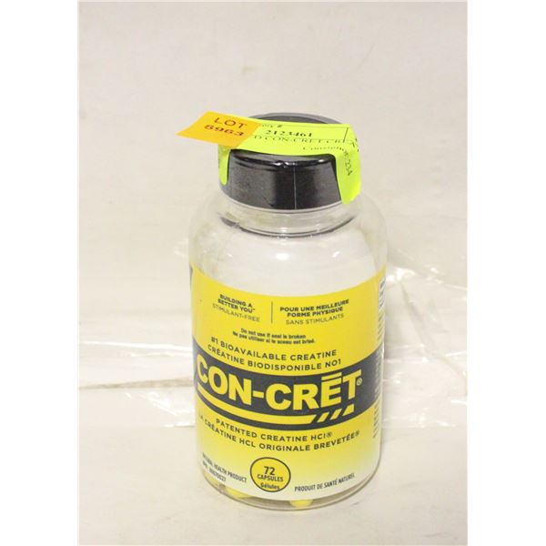 NEW SEALED CON-CRET CREATINE HCL