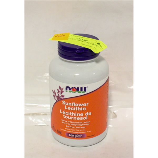 NEW SEALED NOW SUNFLOWER LECITHIN