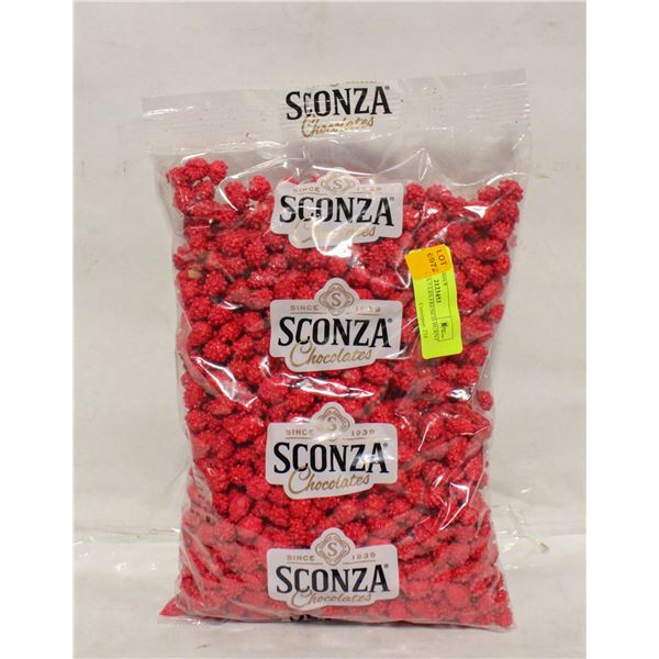 NEW SCONZA 5 LBS FRENCH BURNT PEANUTS