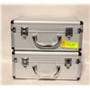 Image 1 : 2 X NEW ALUMINUM STORAGE CASES