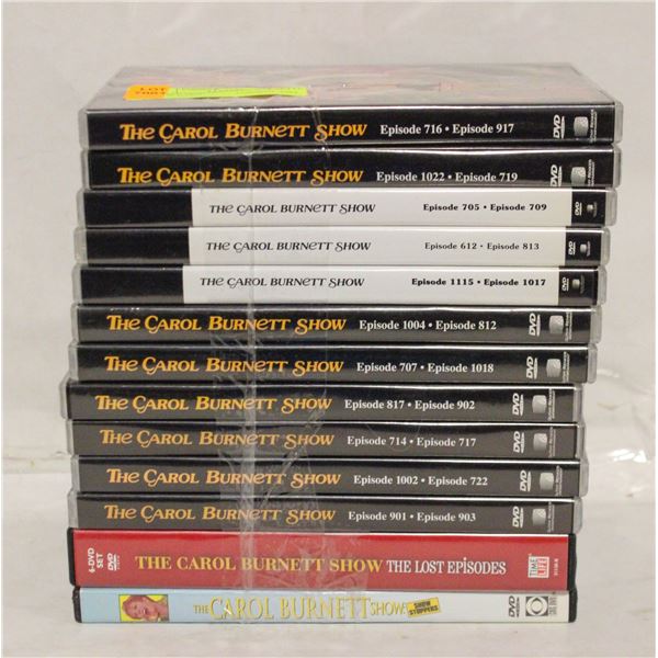 COLLECTION OF CAROL BURNETTE SHOW DVDS