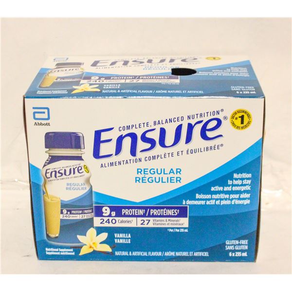 ENSURE VANILLA 6PK FEBRUARY 2026.