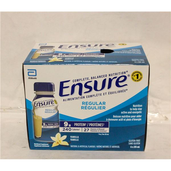 ENSURE VANILLA 6PK FEBRUARY 2026.
