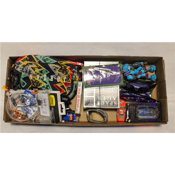 FLAT OF VARIOUS GOODS DISNEY WATCH &
