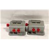 Image 1 : TWO VINTAGE LABORATORY COUNTERS