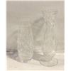 Image 1 : 2 CRYSTAL FLOWER VASES