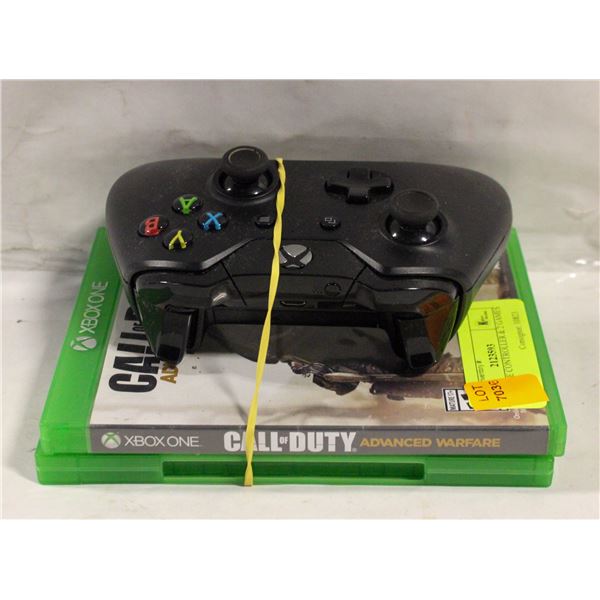 XBOX ONE CONTROLLER & 2 GAMES CALL OF