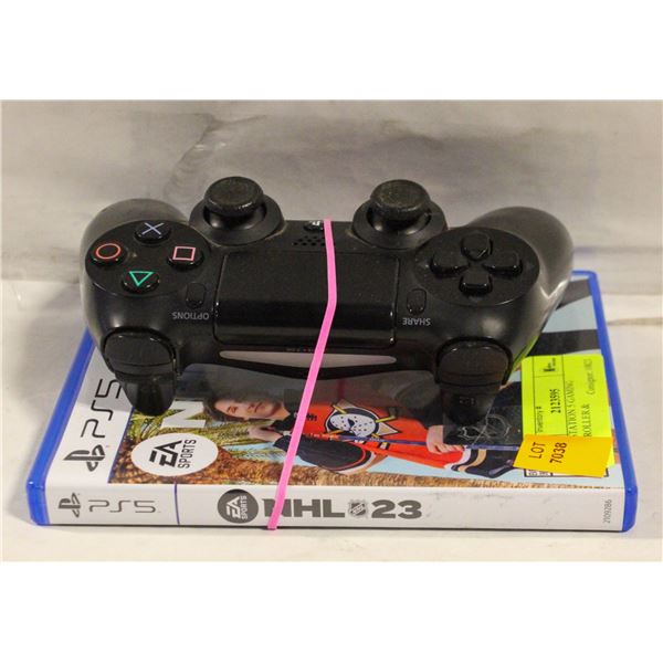 PLAYSTATION 5 GAMING CONTROLLER &