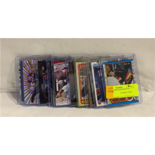 HOCKEY CARDS VINTAGE X 10 INCLUDING