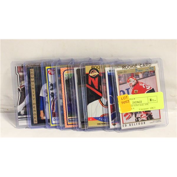 SPORTS CARD VINTAGE 10X ROOKIES PLUS