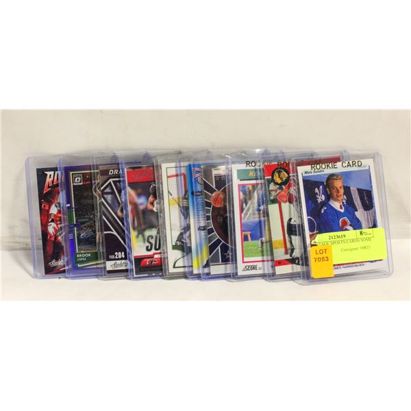 10X VINTAGE SPORTS CARDS SOME ROOKIES