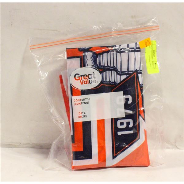 2019 EDMONTON OILERS CANADIAN TIRE FLAG